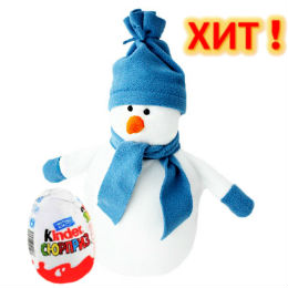 Детский новогодний подарок  в мягкой игрушке весом 600 грамм по цене 752 руб