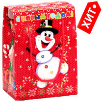 Детский новогодний подарок в картонной упаковке весом 750 грамм по цене 539 руб в Муроме