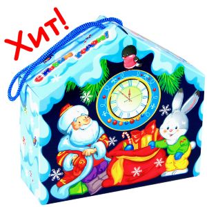 Детский подарок на Новый Год в картонной упаковке весом 600 грамм по цене 401 руб в Муроме