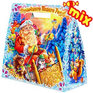 Детский подарок на Новый Год в картонной упаковке весом 950 грамм по цене 743 руб в Муроме