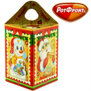 Детский новогодний подарок  в картонной упаковке весом 600 грамм по цене 429 руб